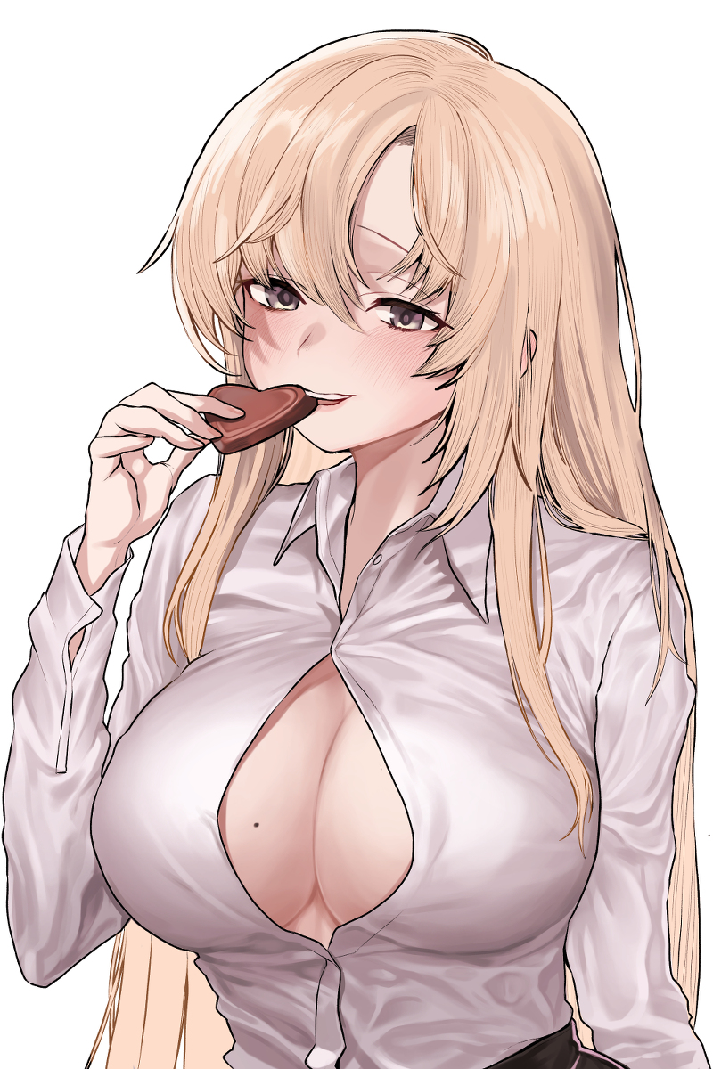 This is a pixiv picture whose title is 맛있는 초콜릿.