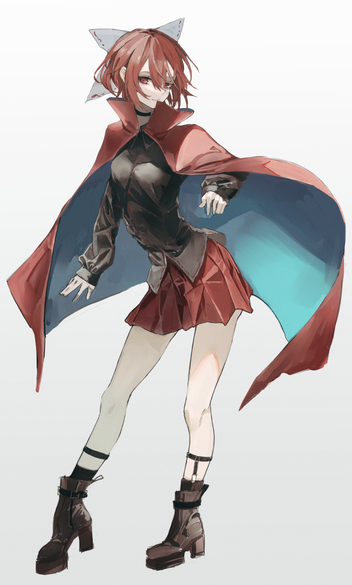 This is a pixiv picture whose title is 赤蛮奇の日2022.