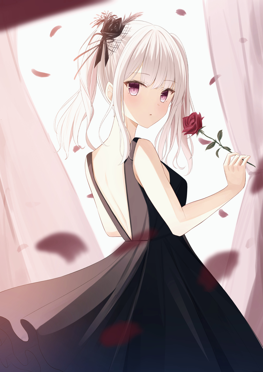 This is a pixiv picture whose title is Dress up.
