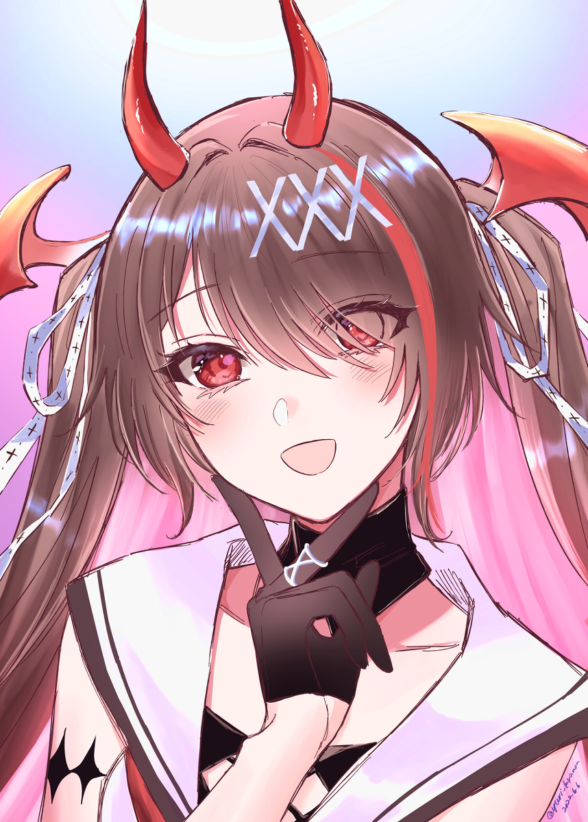 This is a pixiv picture whose title is 逢魔きららちゃん.