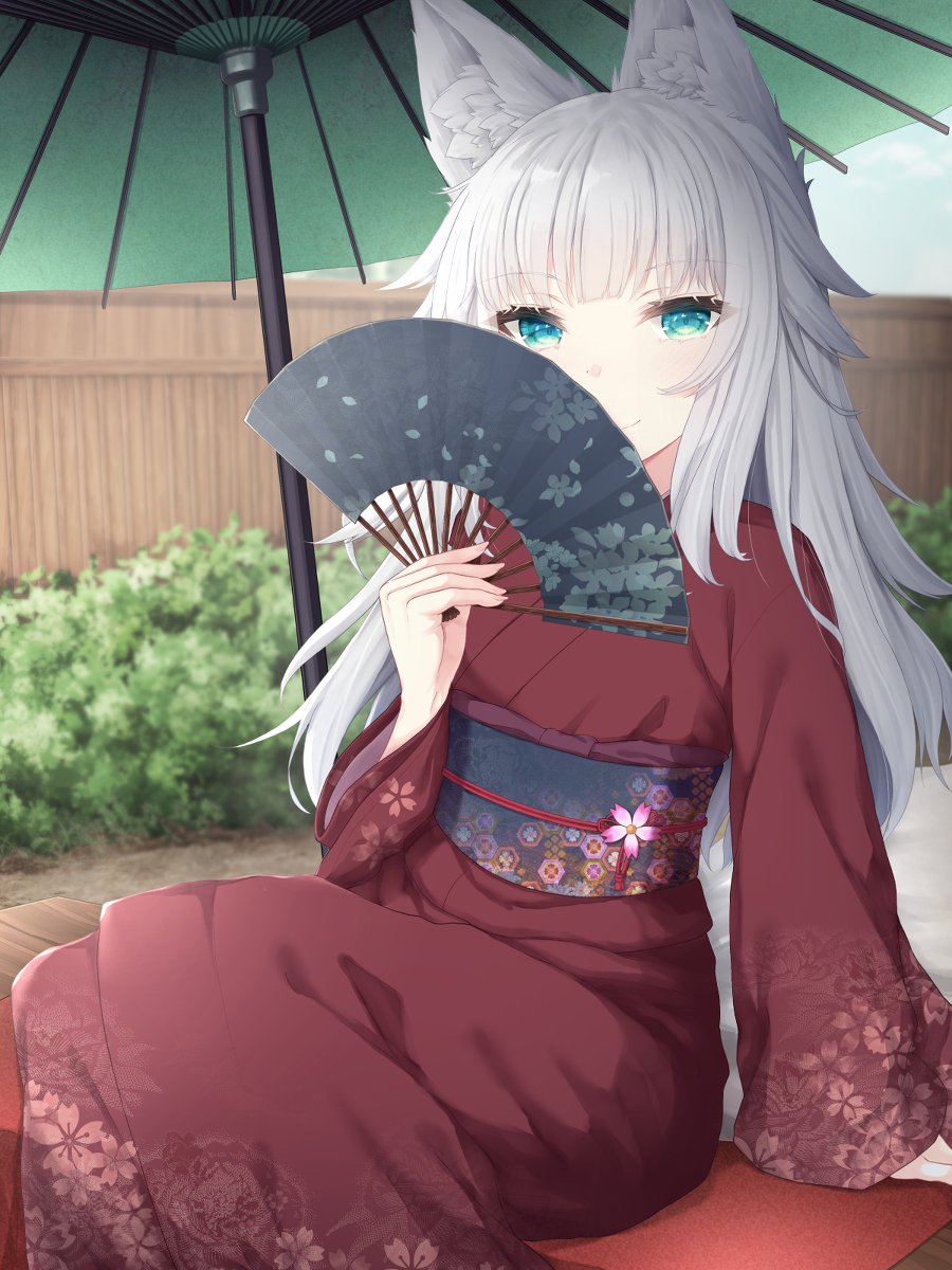 This is a pixiv picture whose title is vの狐さん.