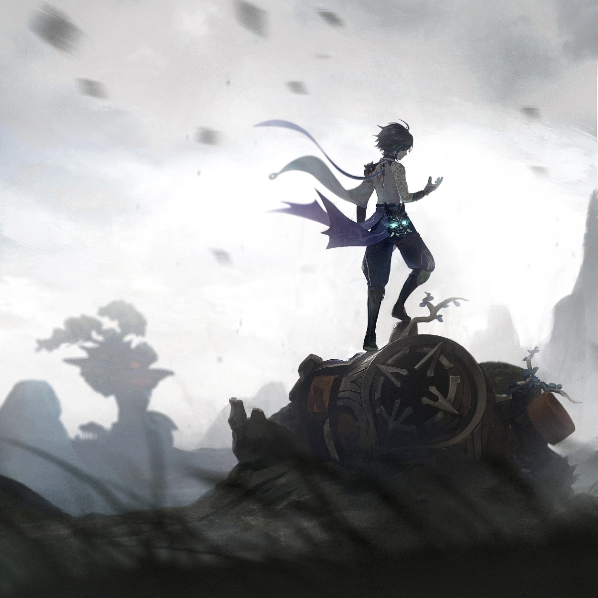 This is a pixiv picture whose title is 100枚チャレンジ8日目.