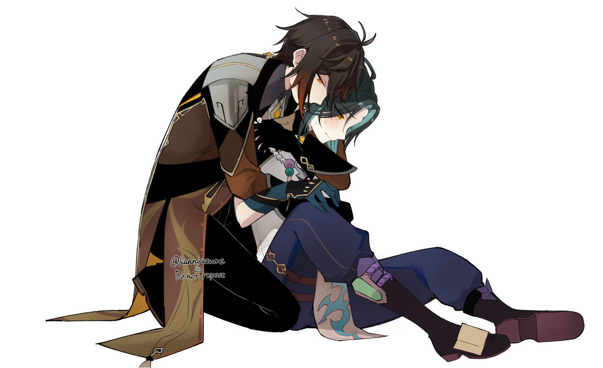 This is a pixiv picture whose title is 鍾魈log3.