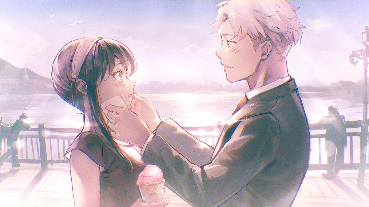 This is a pixiv picture whose title is SPY×FAMILY（スパイファミリー）ロイド＆ヨル.