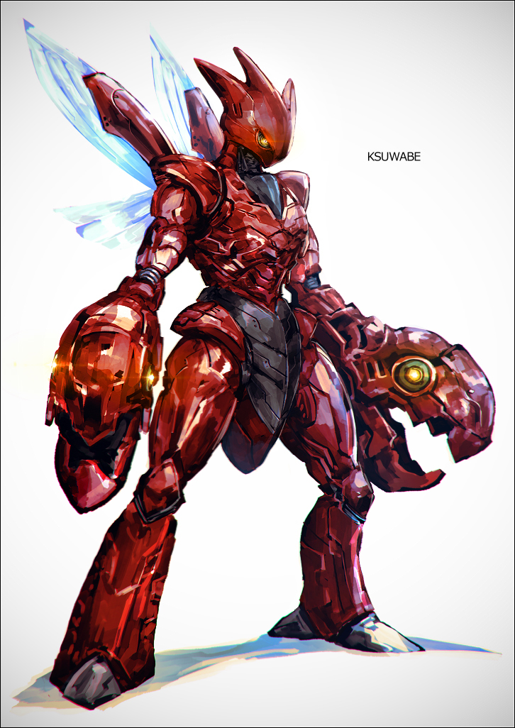 This is a pixiv picture whose title is ハッサム型パワードスーツ.