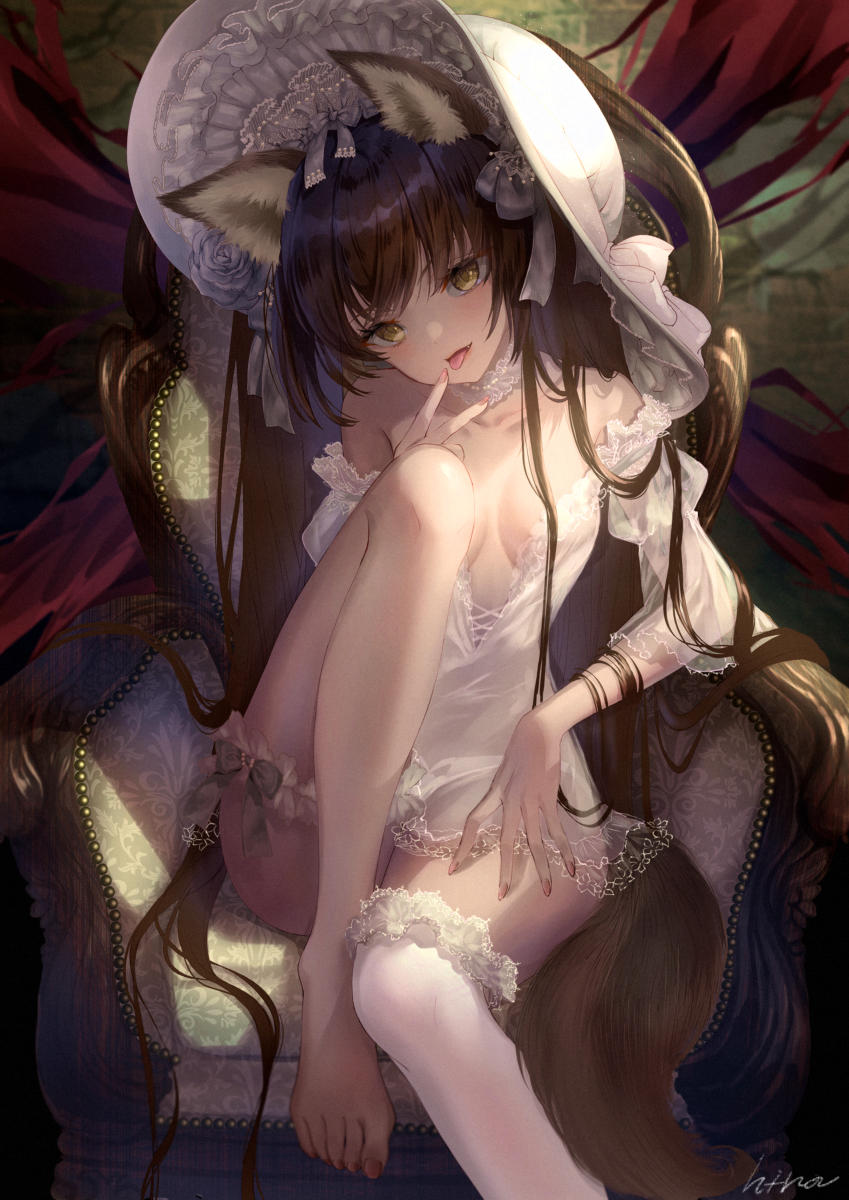 This is a pixiv picture whose title is 狼ちゃん.