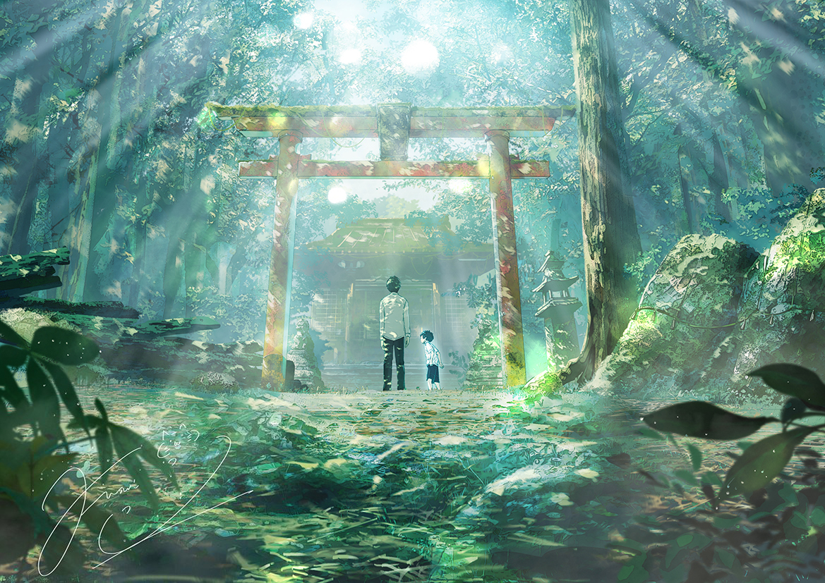 This is a pixiv picture whose title is 再会.