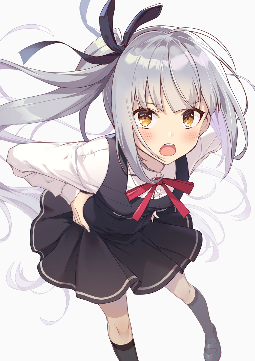 This is a pixiv picture whose title is 照れ怒り霞ちゃん.