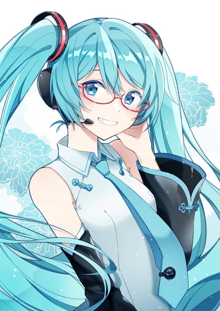 This is a pixiv picture whose title is glasses.