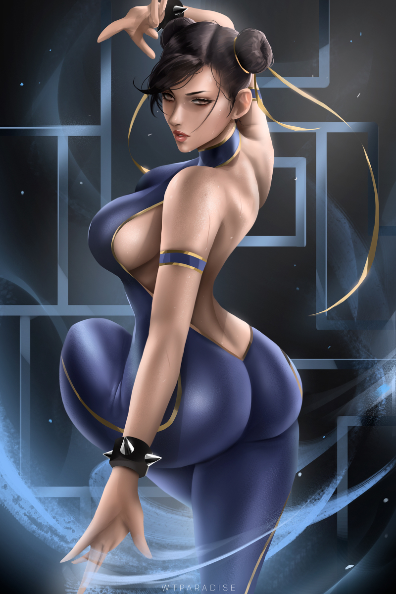 This is a pixiv picture whose title is Chun-Li.