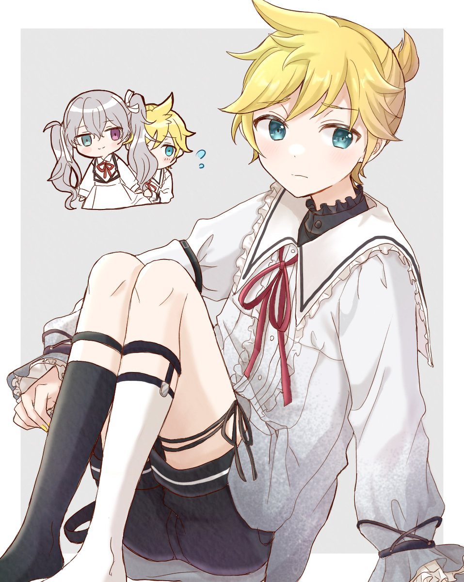 This is a pixiv picture whose title is ニーゴレンくん.