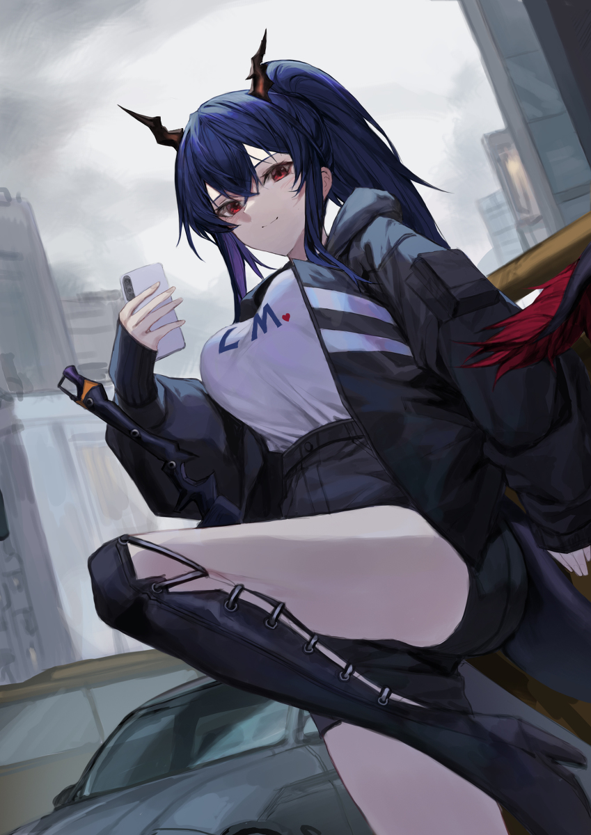 This is a pixiv picture whose title is commission.