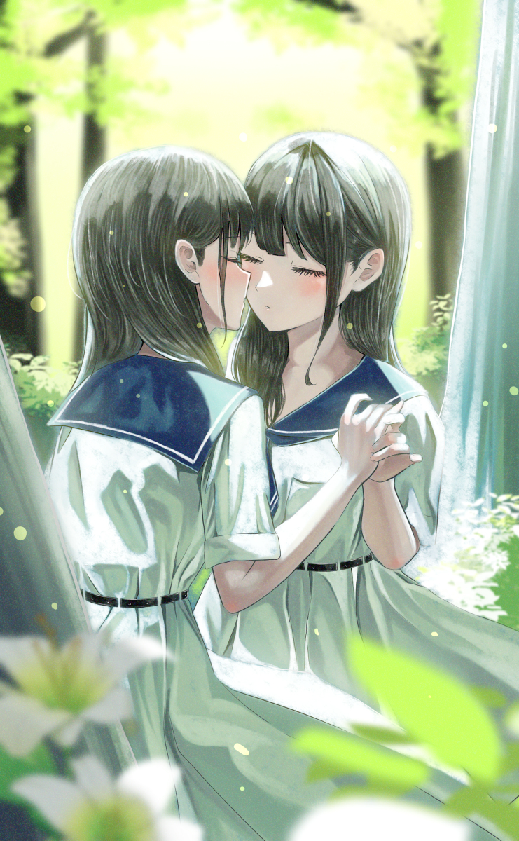 This is a pixiv picture whose title is 秘密のばしょ.