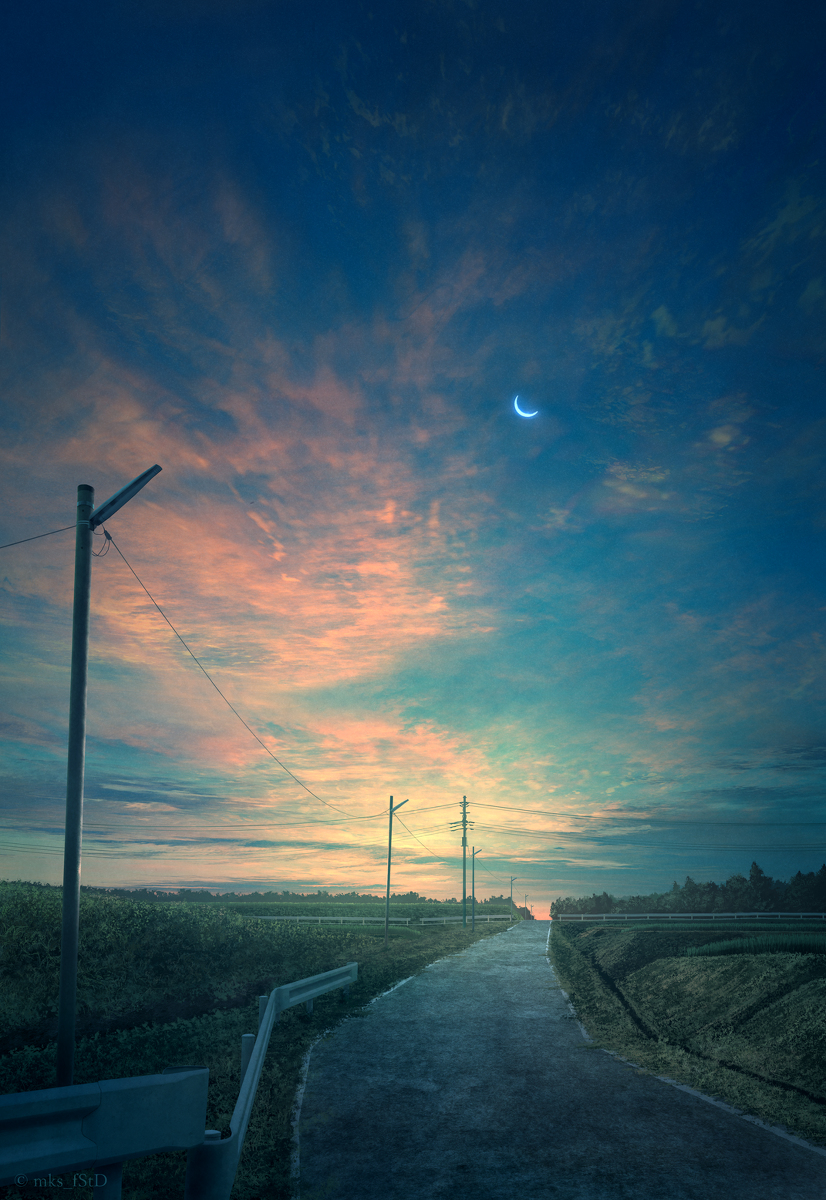 This is a pixiv picture whose title is 早朝2.