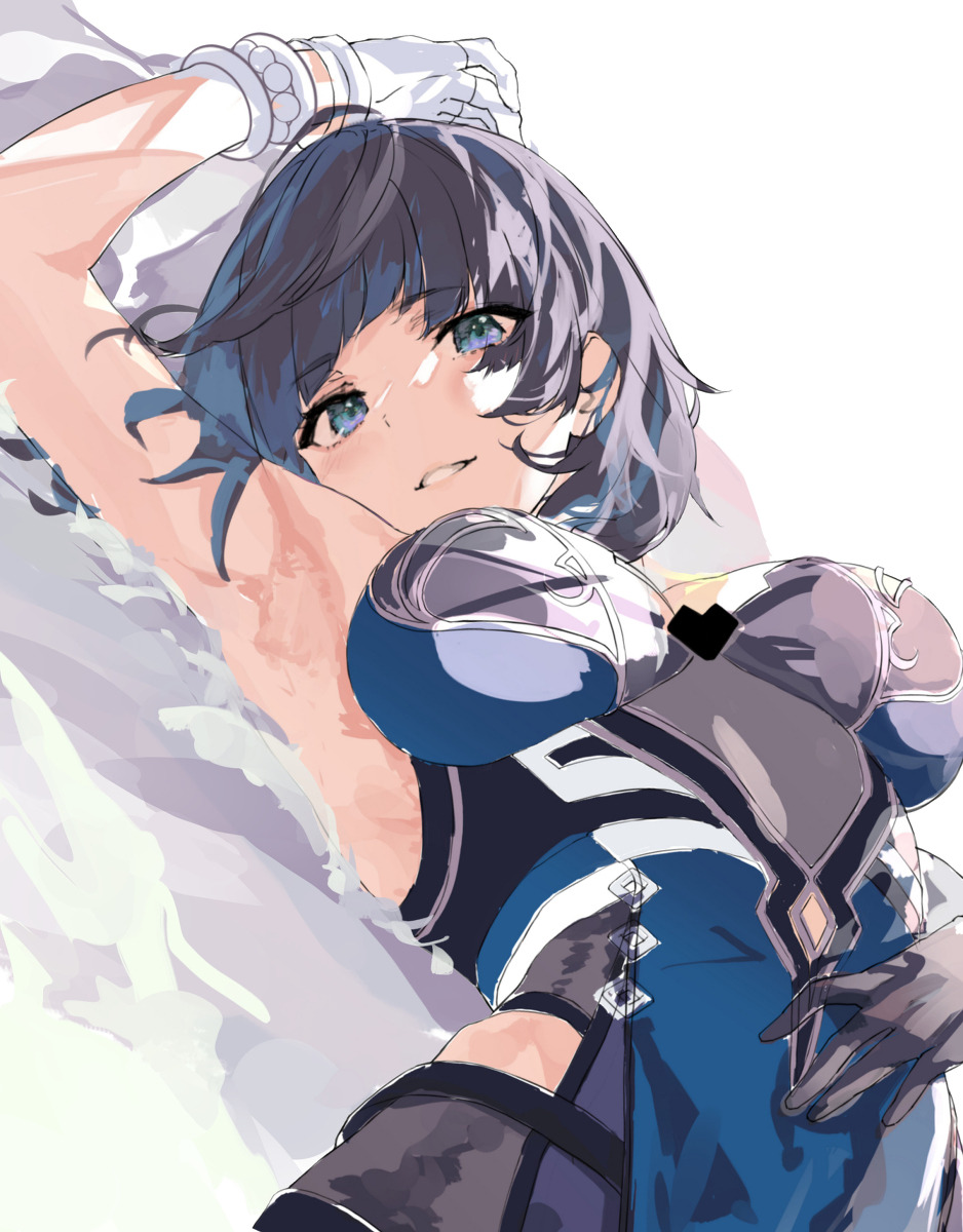 This is a pixiv picture whose title is 夜蘭.