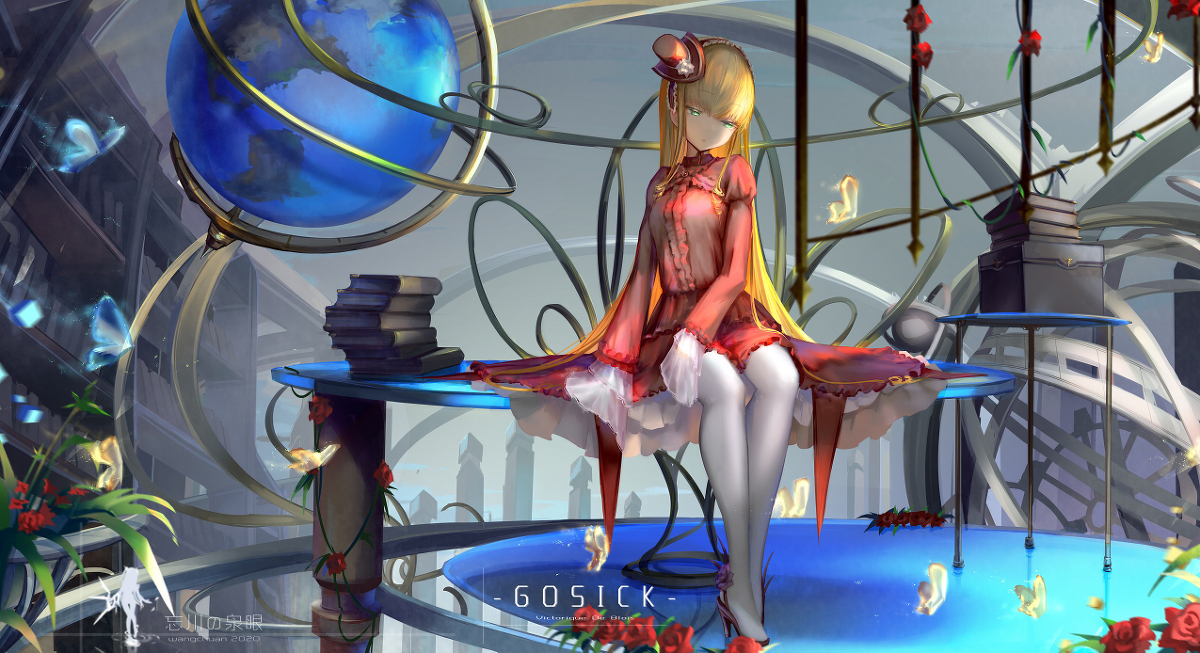 This is a pixiv picture whose title is GOSICK.