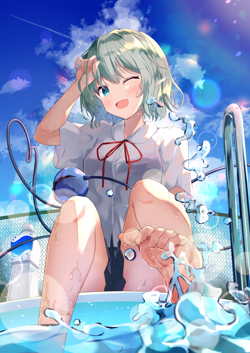 This is a pixiv picture whose title is 水も滴るこいしちゃん.