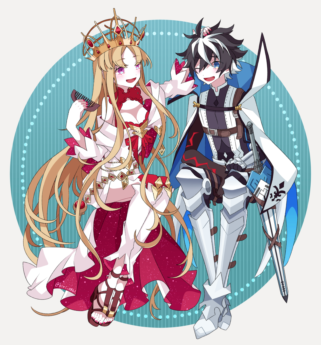 This is a pixiv picture whose title is ヨーロッパの語源と父.