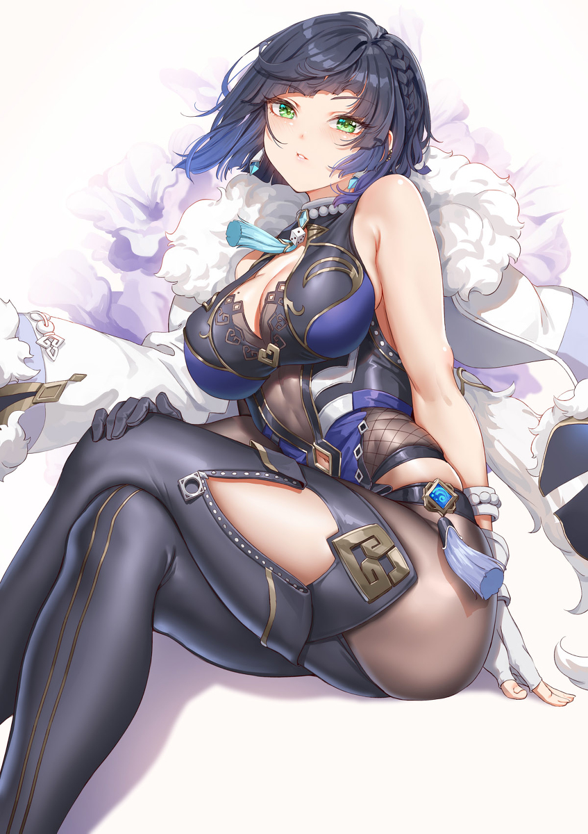 This is a pixiv picture whose title is 原神-夜蘭.