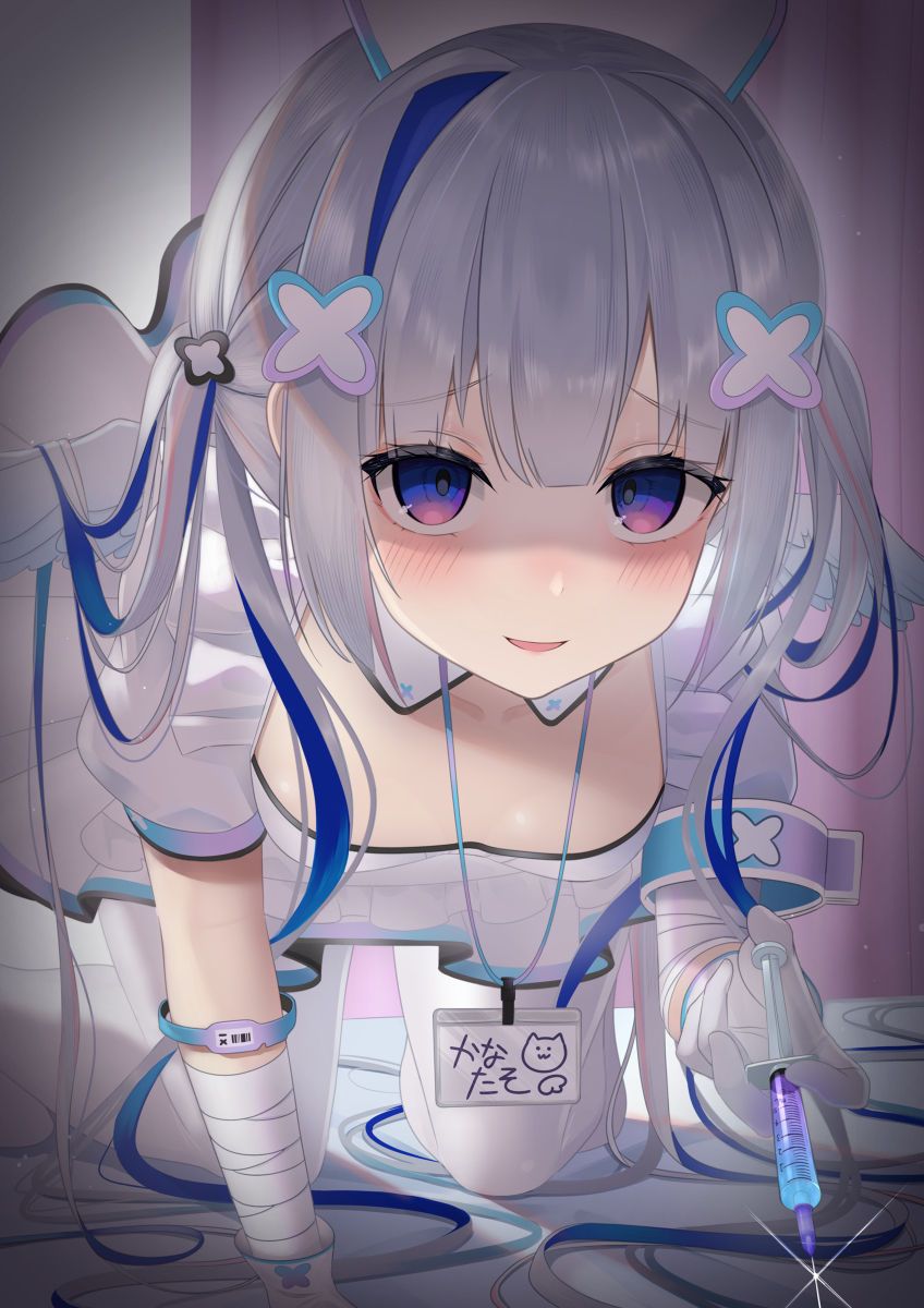 This is a pixiv picture whose title is ヤンデレナースかなたそ.