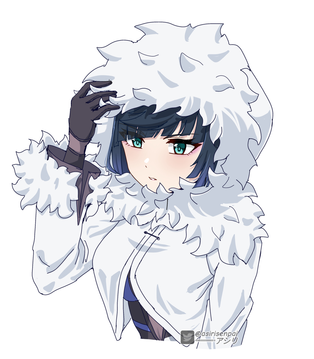 This is a pixiv picture whose title is Yelan Genshin impact.