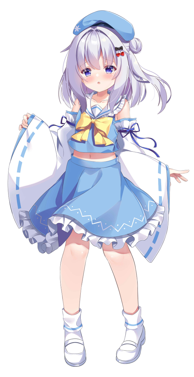 This is a pixiv picture whose title is 雪風.