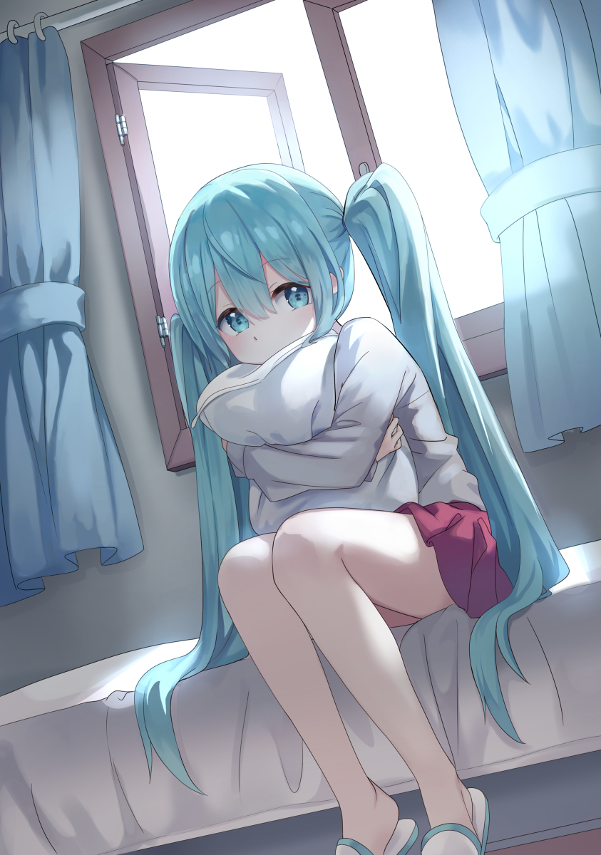 This is a pixiv picture whose title is miku.