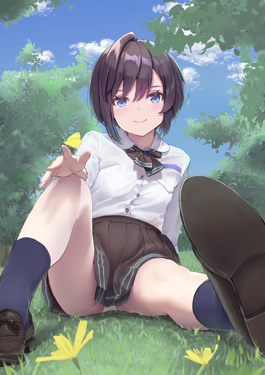 This is a pixiv picture whose title is 公園デート。.