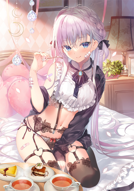 This is a pixiv picture whose title is tea time.