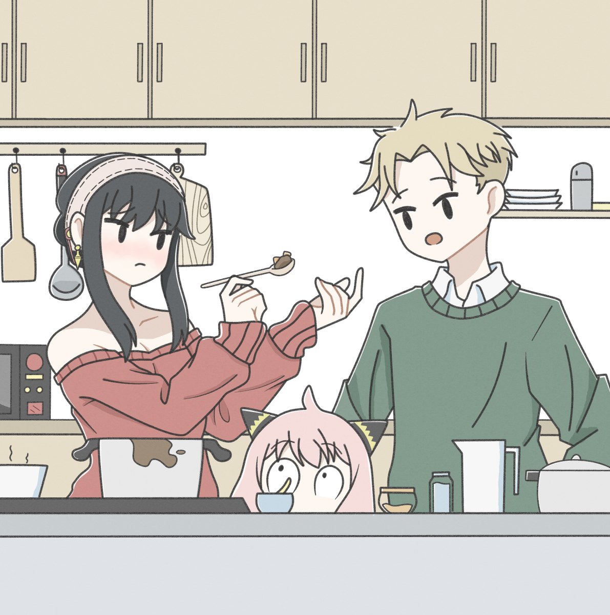This is a pixiv picture whose title is Forger Family.