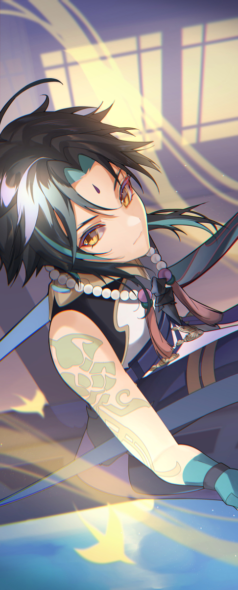 This is a pixiv picture whose title is 魈.