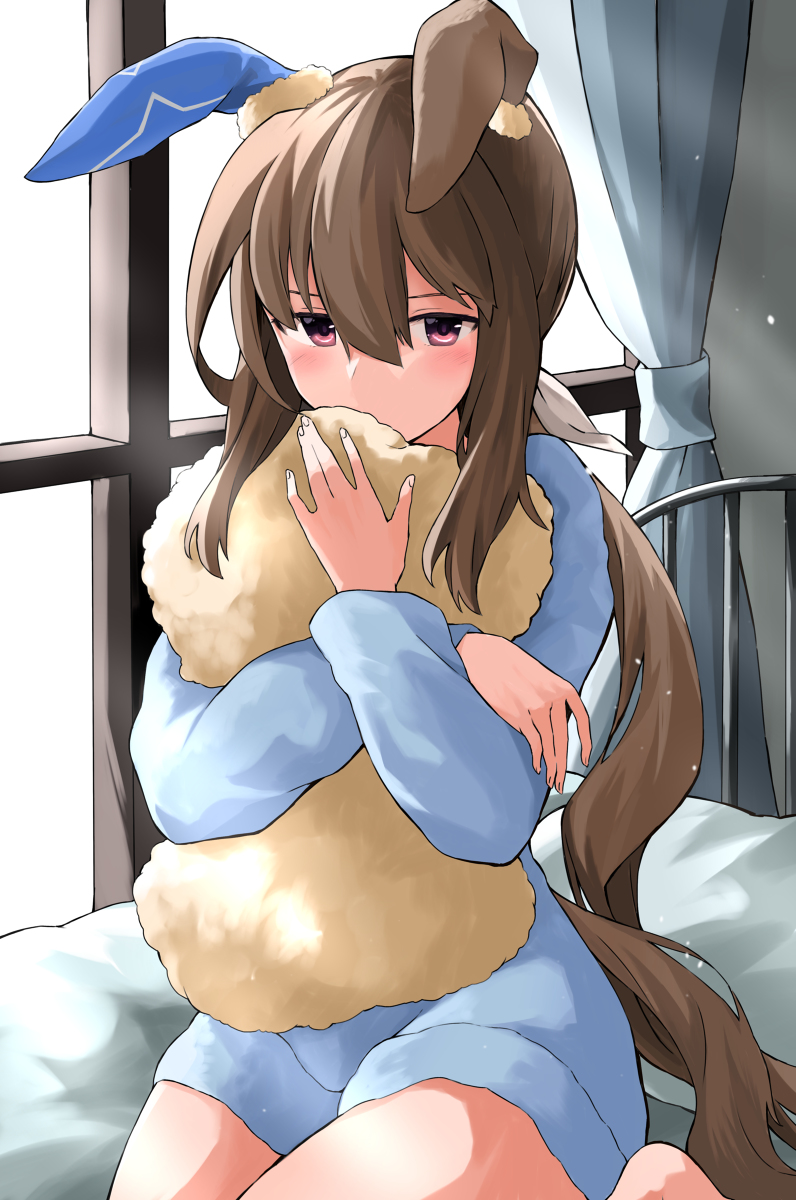 This is a pixiv picture whose title is 寝起きふわふわアドマイヤベガ.