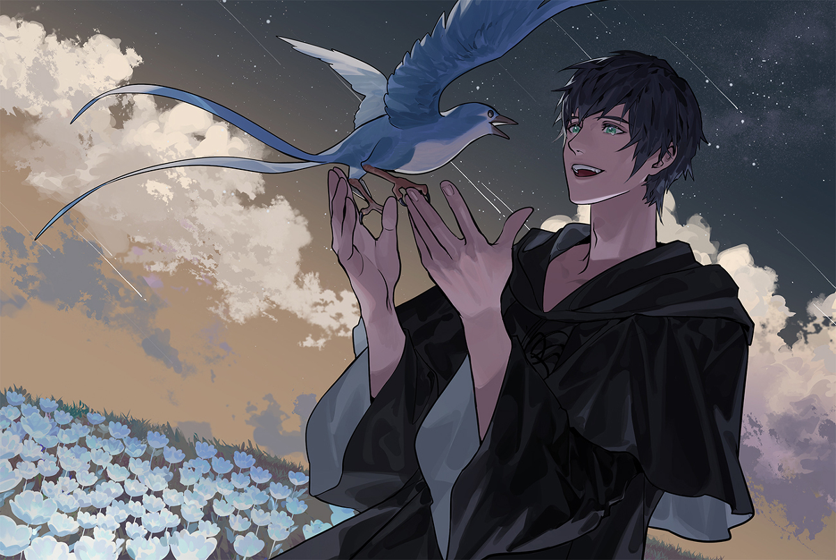 This is a pixiv picture whose title is 再会.