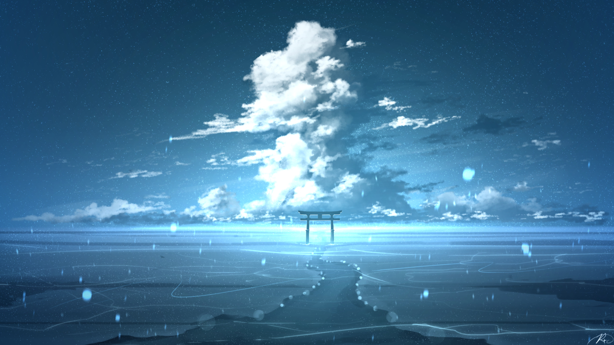 This is a pixiv picture whose title is 青空.