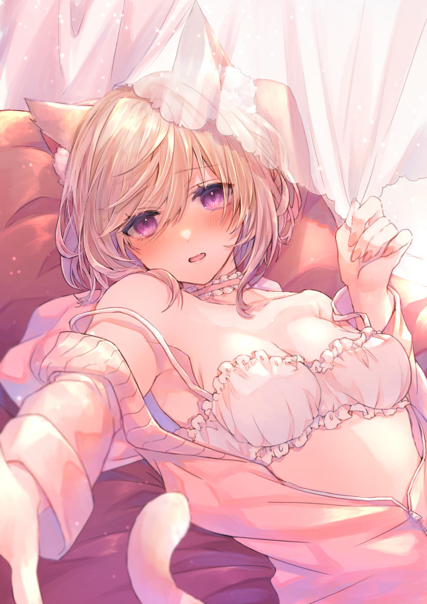 This is a pixiv picture whose title is けもみみちゃん.