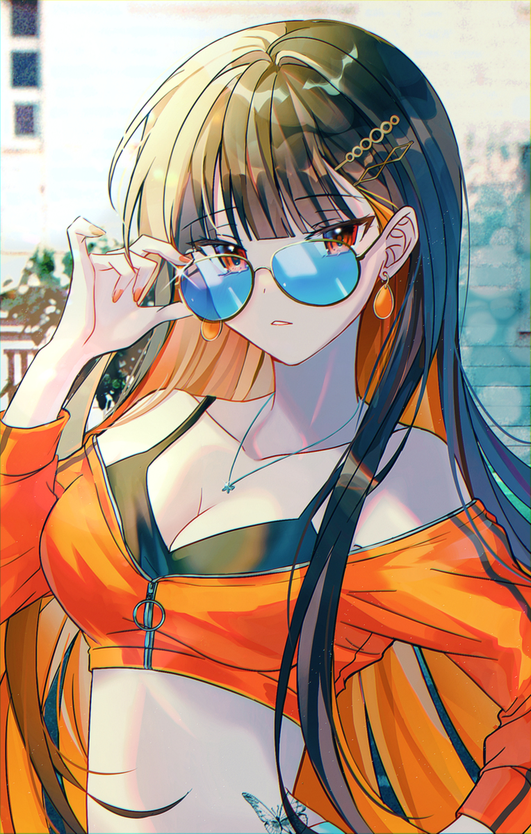 This is a pixiv picture whose title is なんか用？.