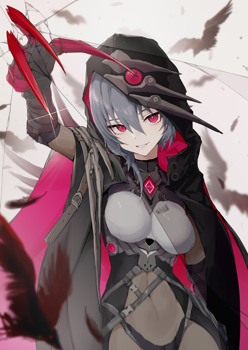 This is a pixiv picture whose title is 渡鸦RAVEN.