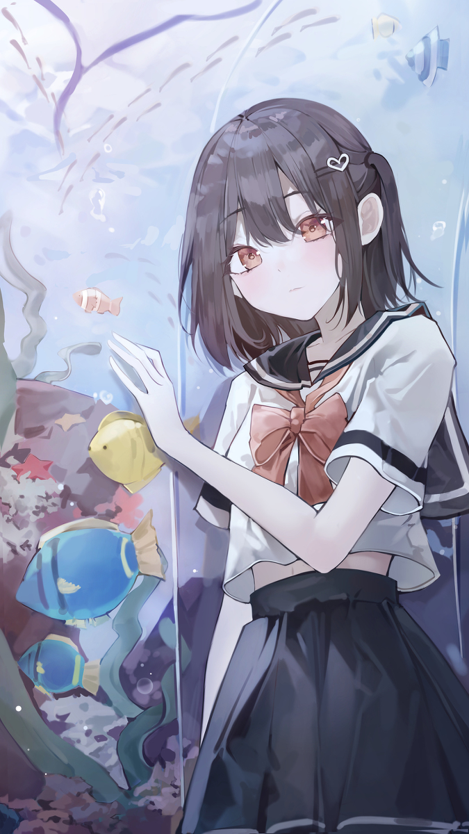 This is a pixiv picture whose title is アクアリウム.