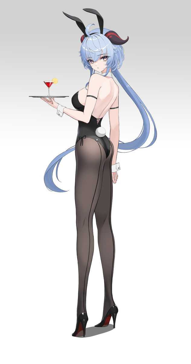 This is a pixiv picture whose title is バニー甘雨.