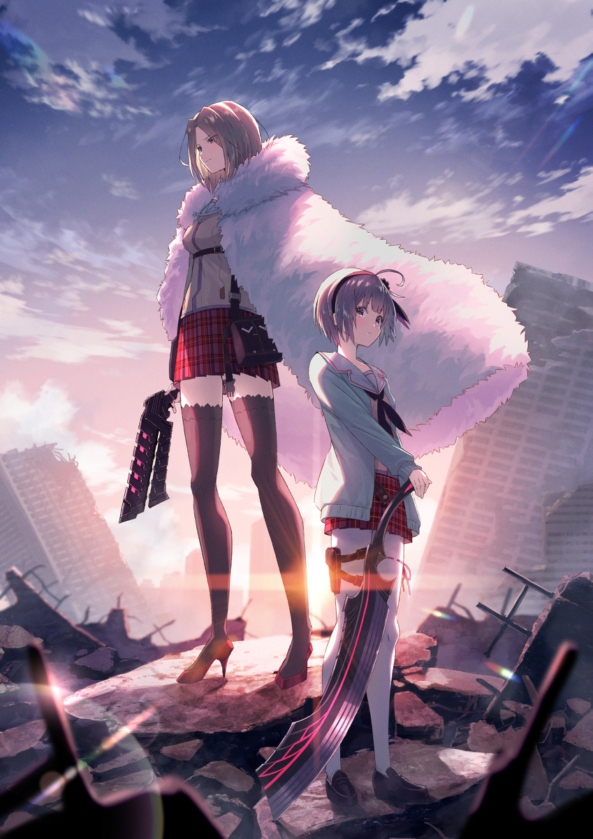 This is a pixiv picture whose title is 華火、焔焔.