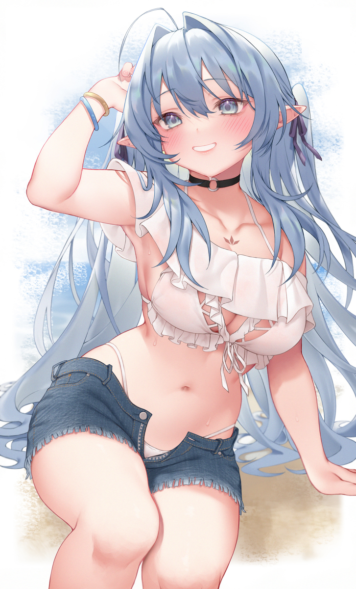 This is a pixiv picture whose title is 女兒.