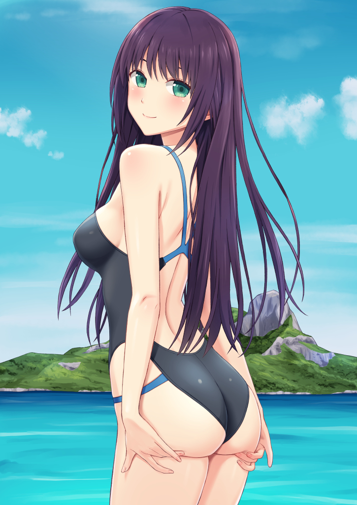 This is a pixiv picture whose title is 海.