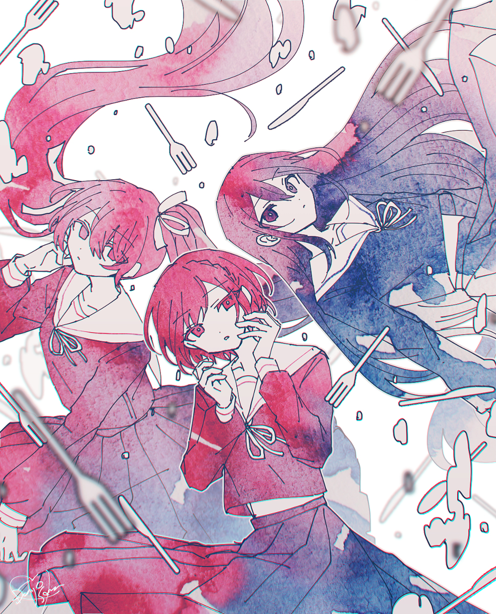 This is a pixiv picture whose title is 愛や厭.