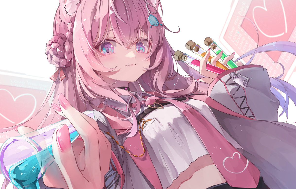 This is a pixiv picture whose title is 飲むタイプのコヨリニウム.