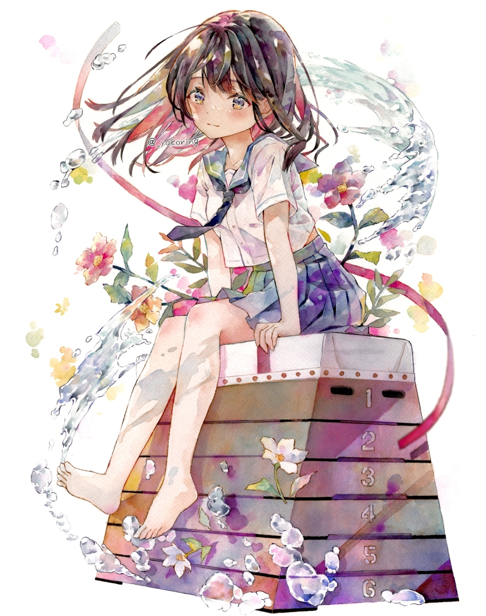 This is a pixiv picture whose title is Watercolor.