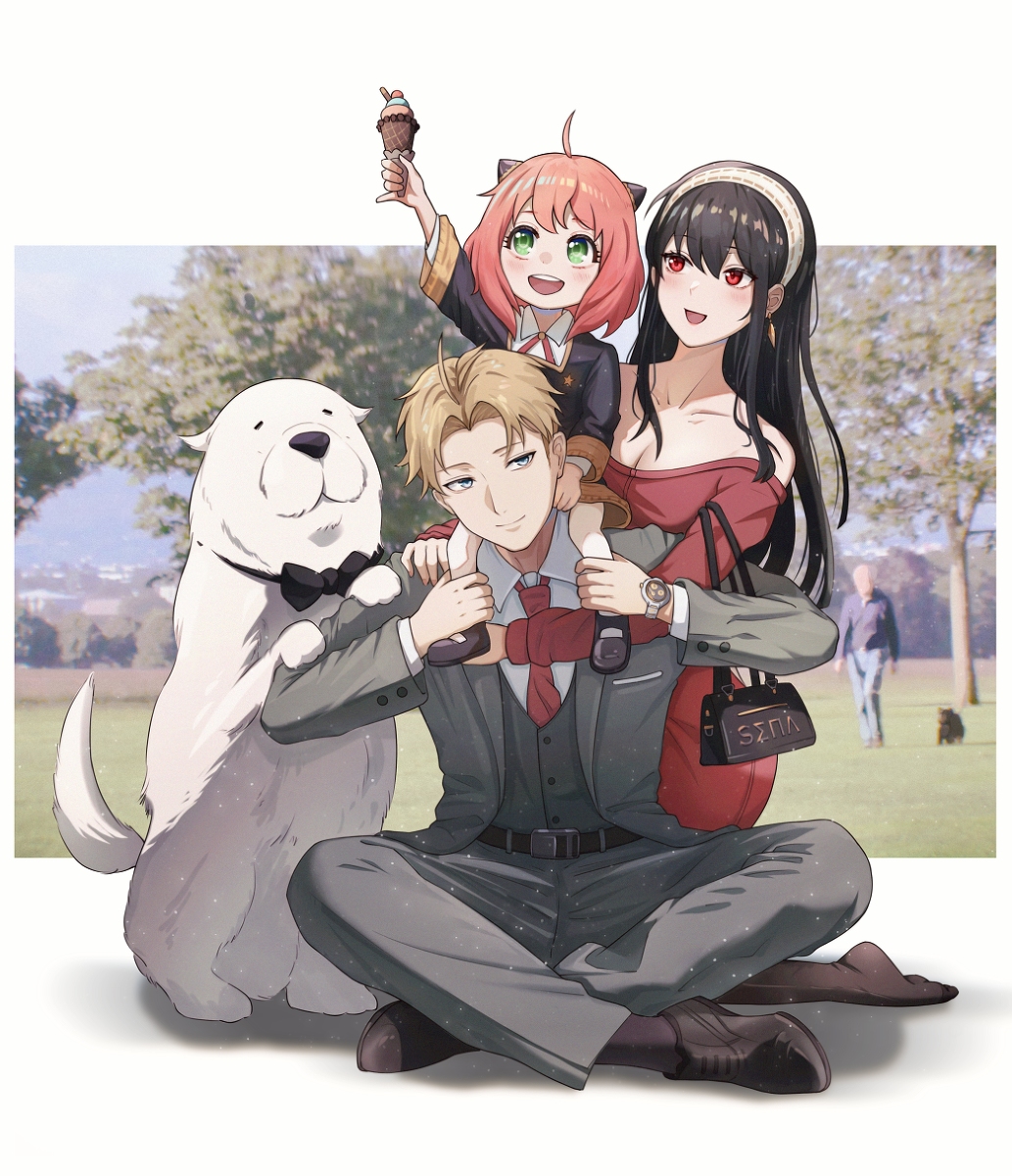 This is a pixiv picture whose title is SPY×FAMILY.