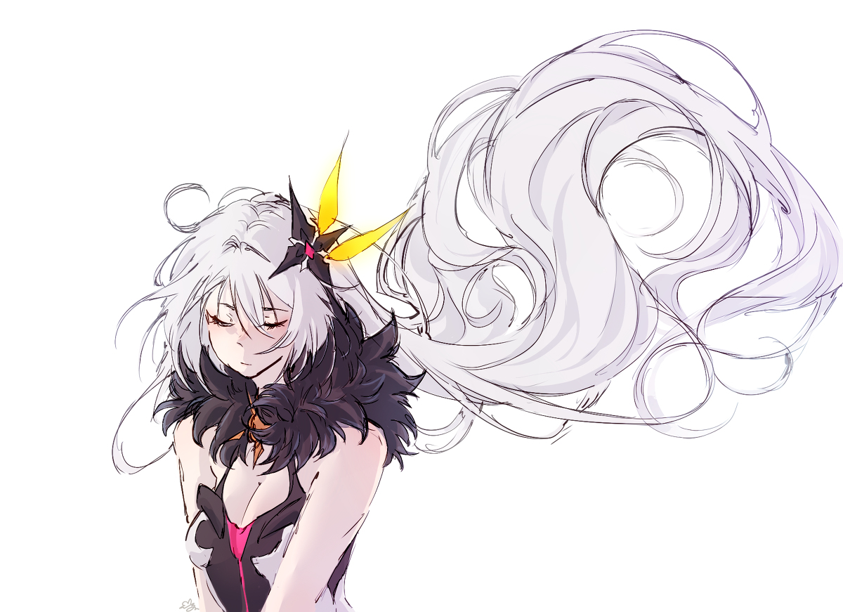 This is a pixiv picture whose title is (over)thinking.