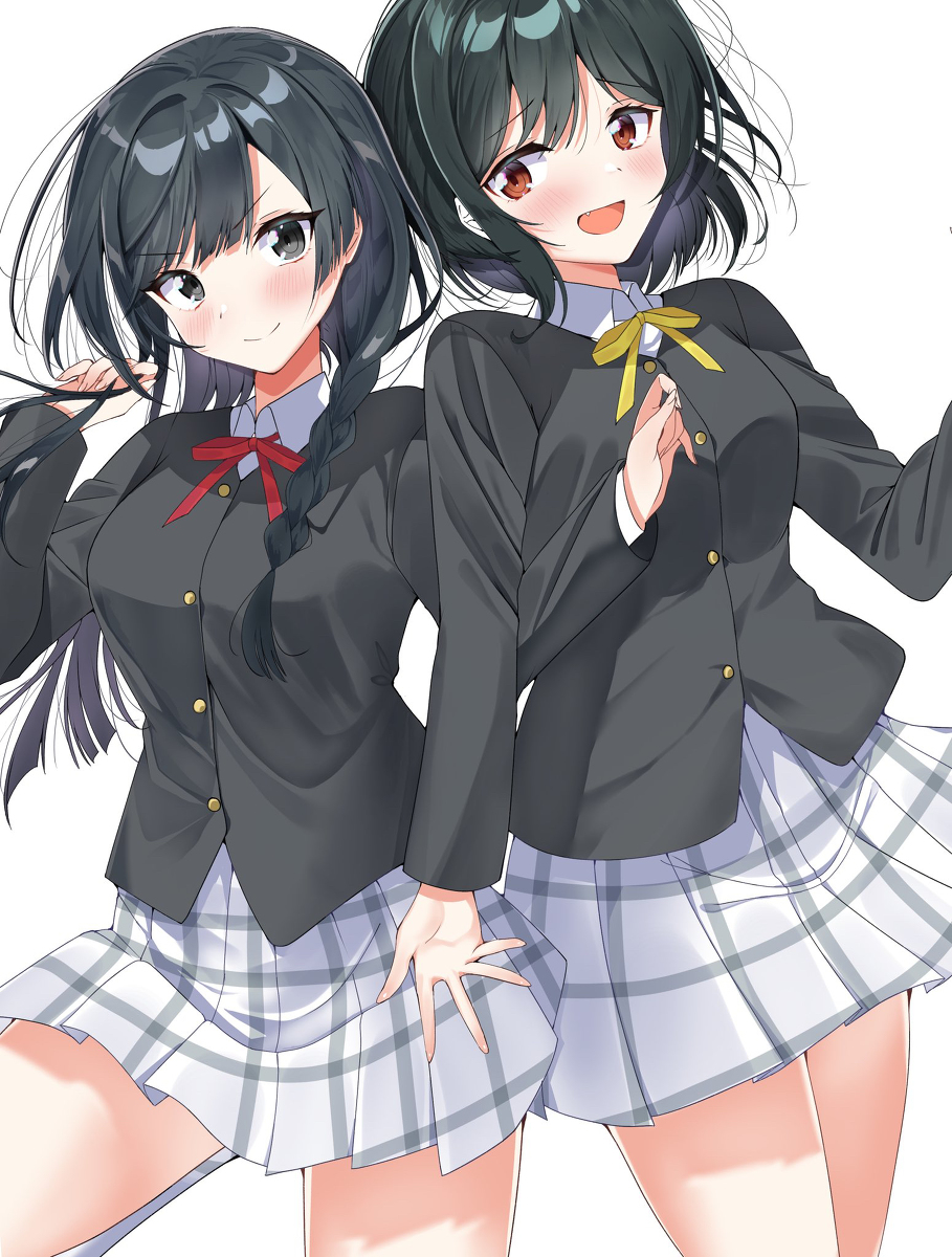This is a pixiv picture whose title is 生徒会組好き….