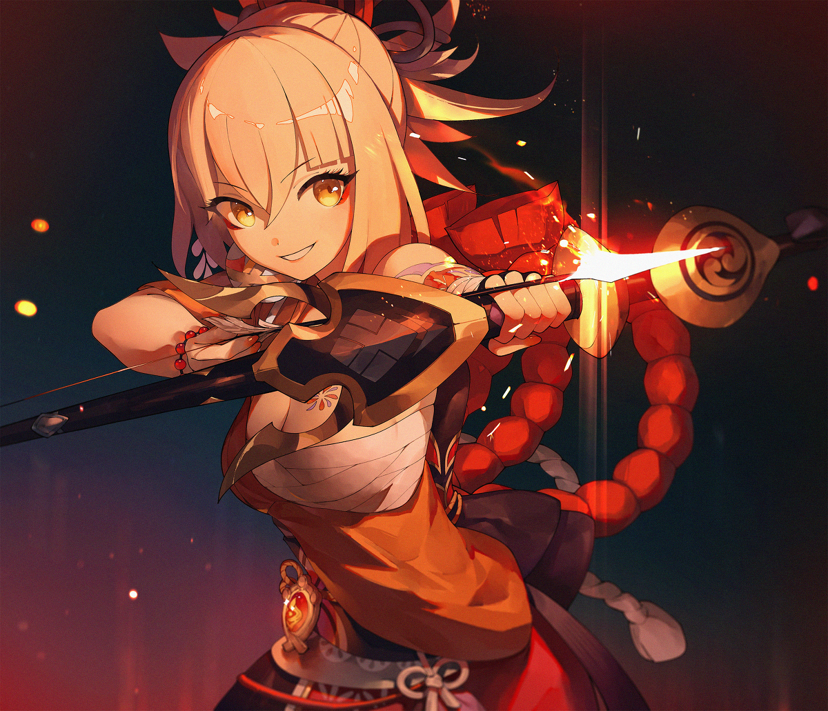 This is a pixiv picture whose title is pew pew.