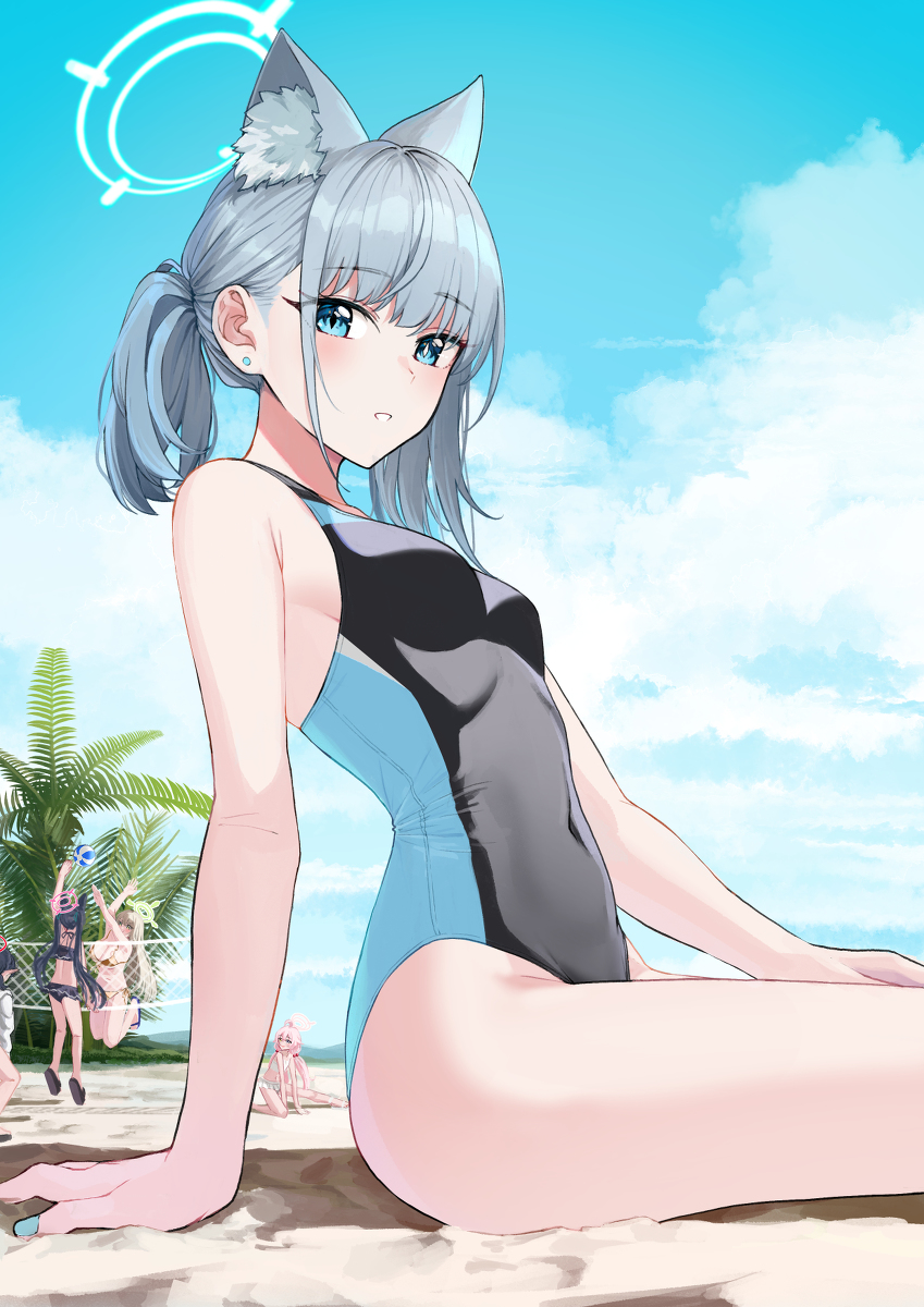 This is a pixiv picture whose title is shiroko.